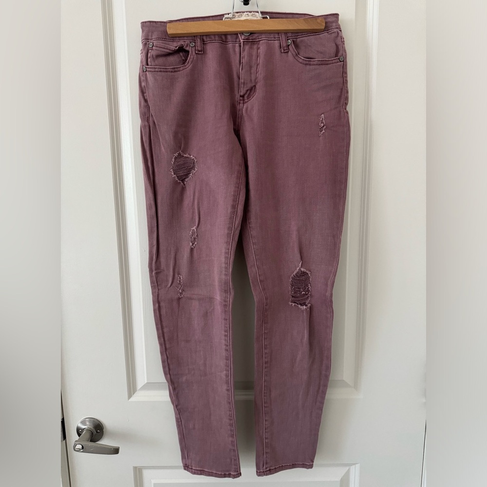 Altar’d State Women’s Jeans, pink/purple - size 26/3